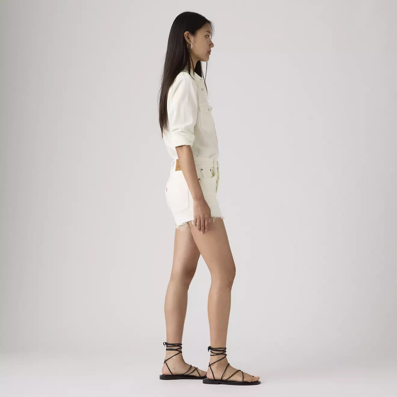 501 Original Short Disco Nights White