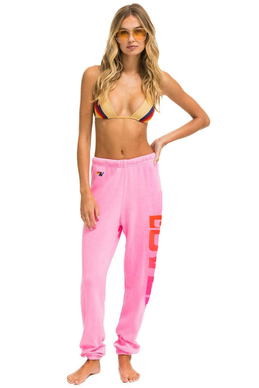 Lover Sweatpant Neon Pink front