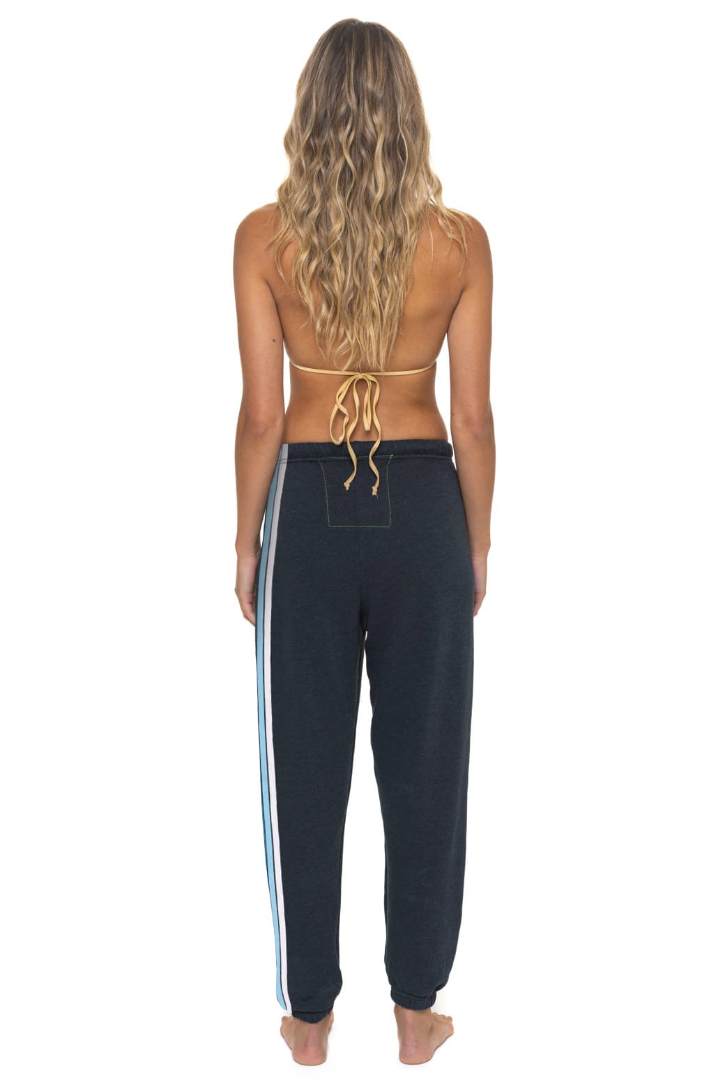 Women's 5 Stripe America Sweatpant - Charcoal/USA - back