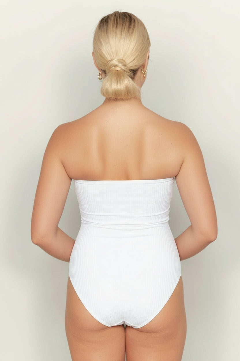 Zed One Piece Woven White