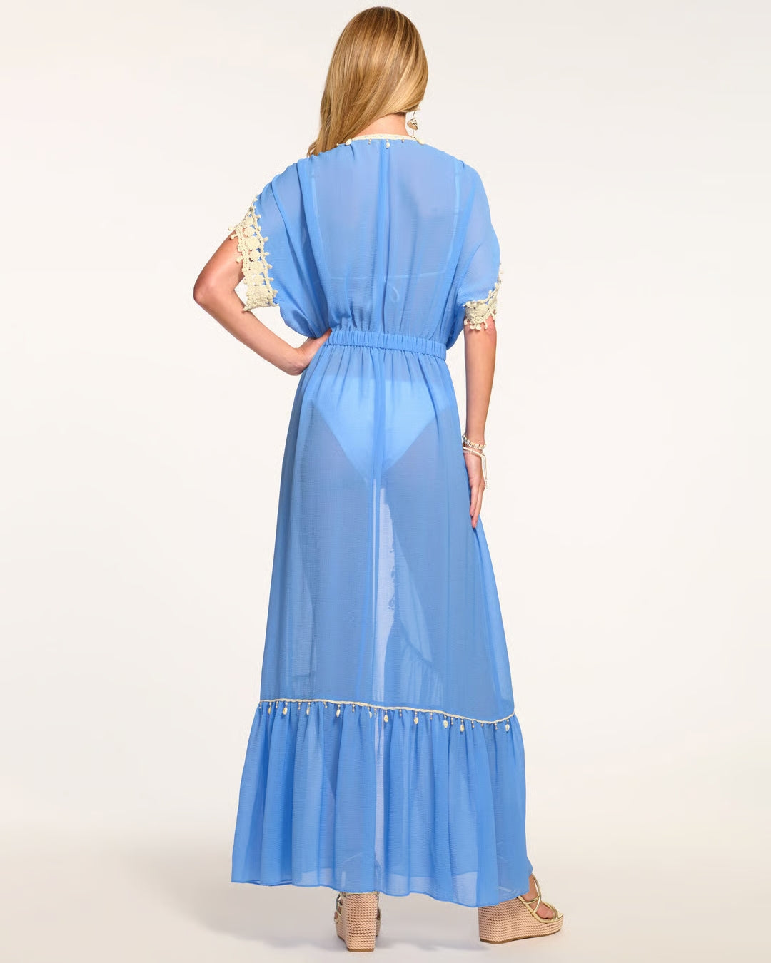 Nikolai Coverup Dress Serene Blue