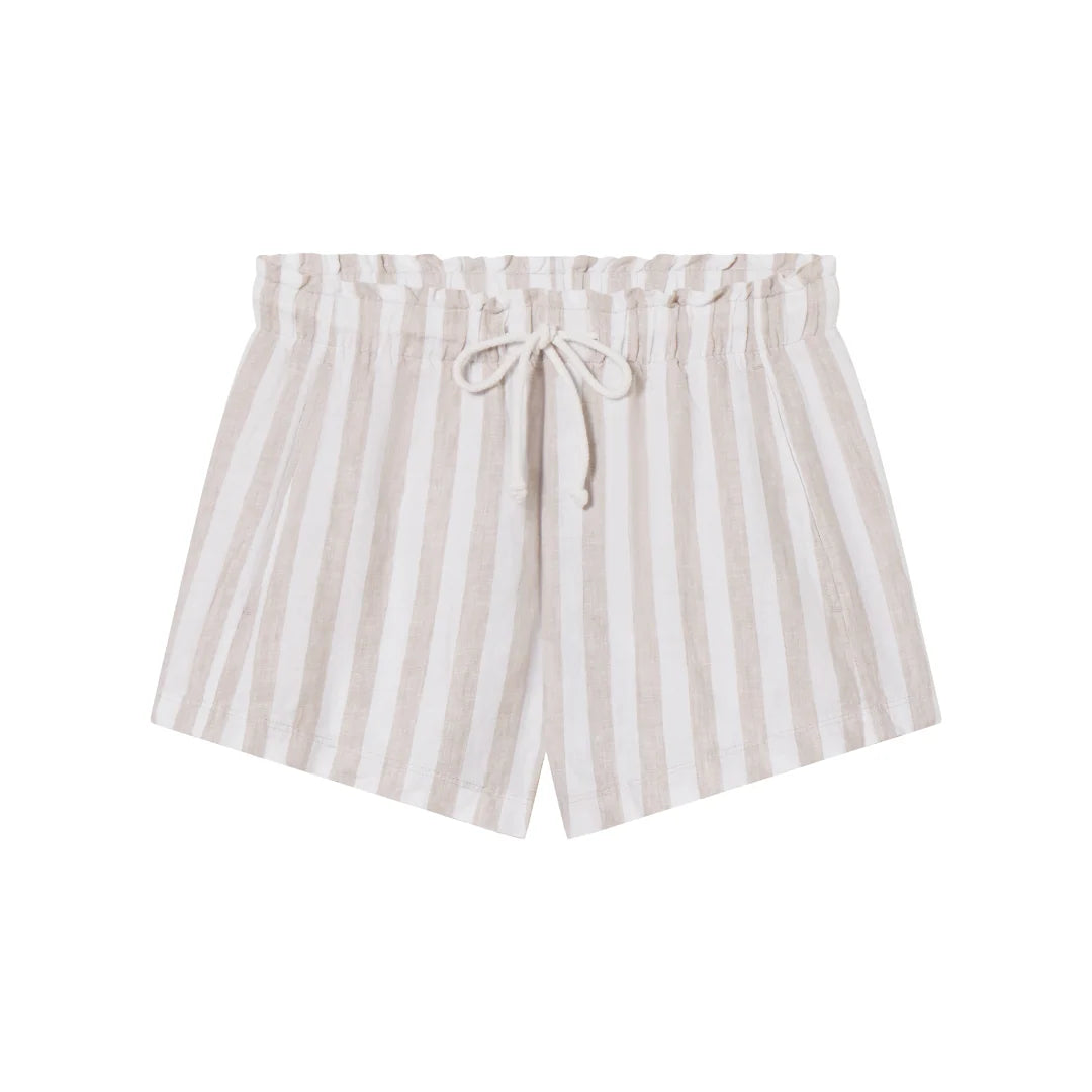 Left On Friday Getaway Short Coastal Beach Stripe Beach/Coconut 2.5", alternate view