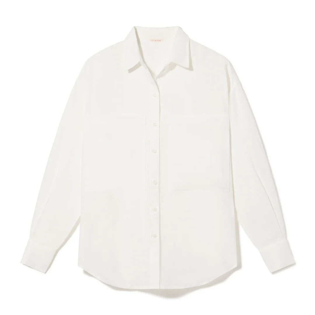 Left On Friday Getaway Button Down Coconut, alternate view