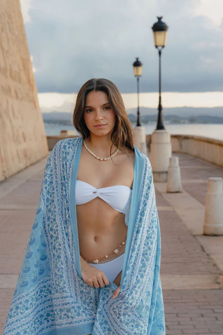 Guava Lane Long Sarong Sea Mist, alternate view