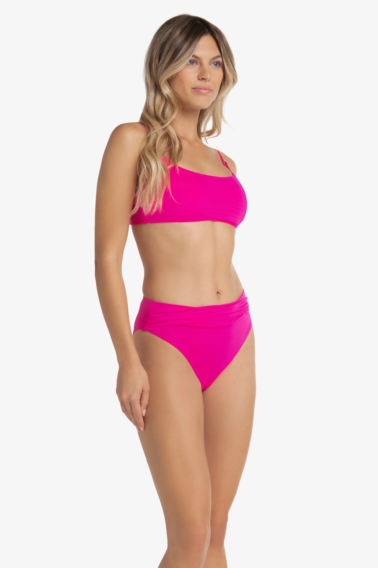Ballet Bralette Textured Lotus Pink