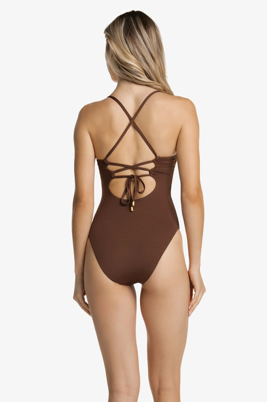 Ballet One Piece Chocolate Brown