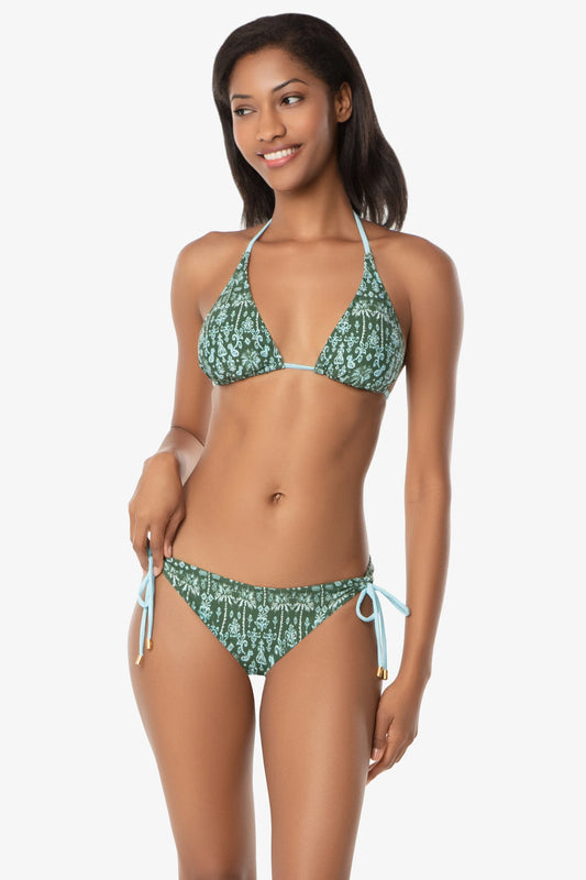 Reversible String Bikini Top Salento/Stripe