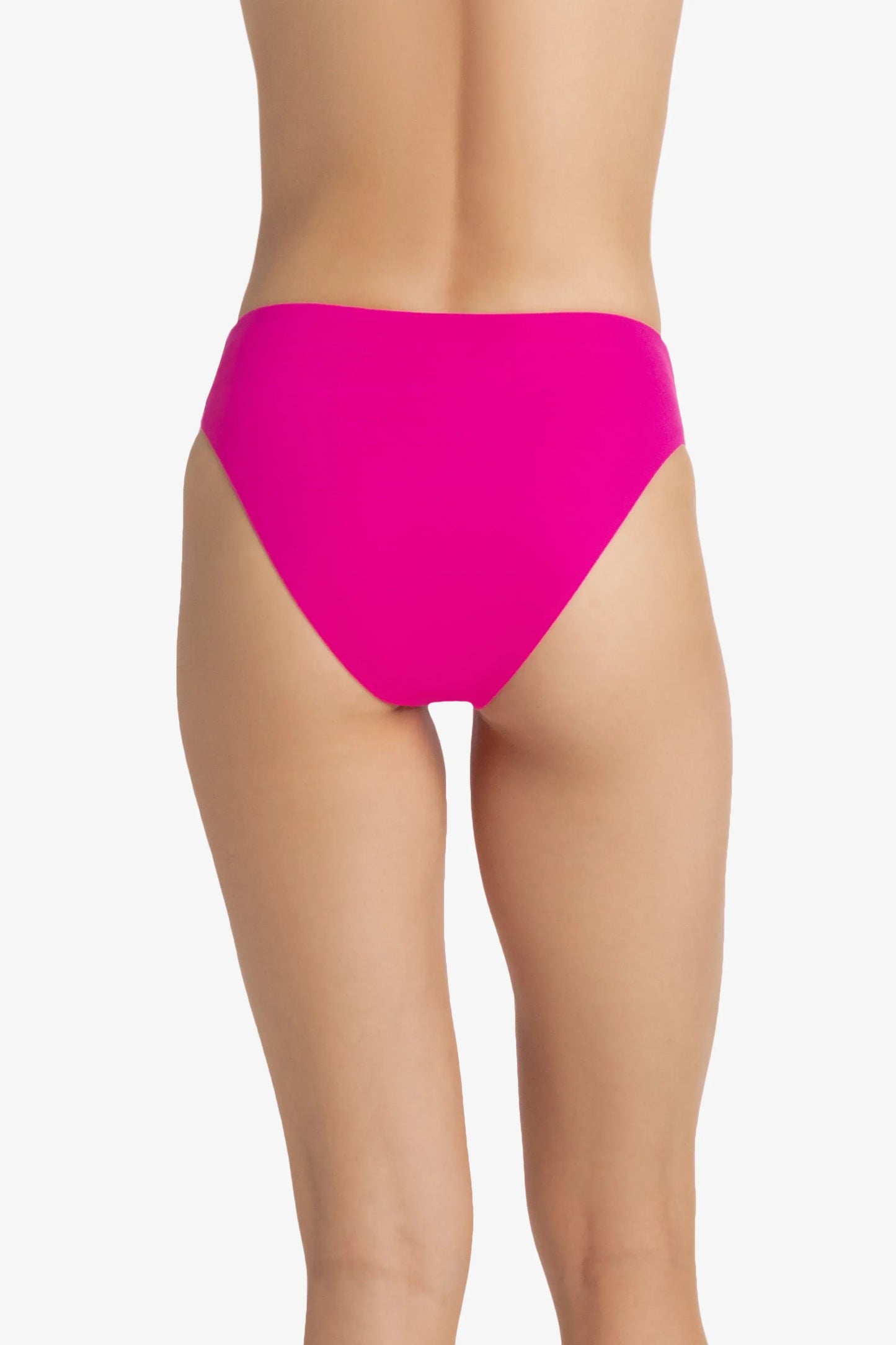 Shirred Bottom Textured Lotus Pink