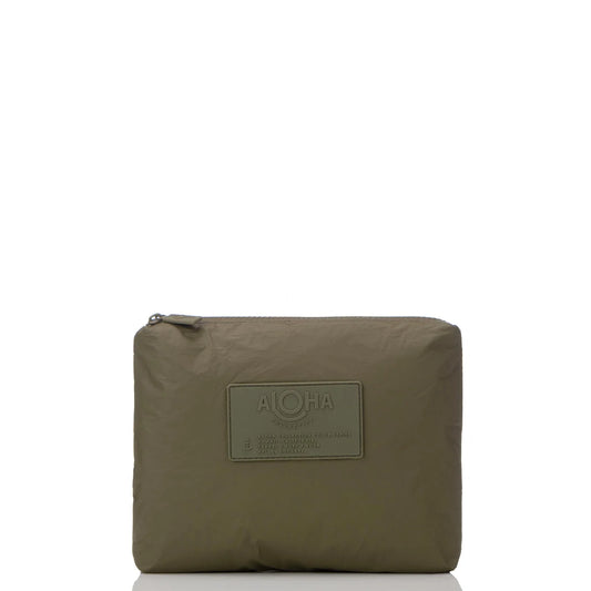 Aloha Monochrome Small Pouch in Olive
