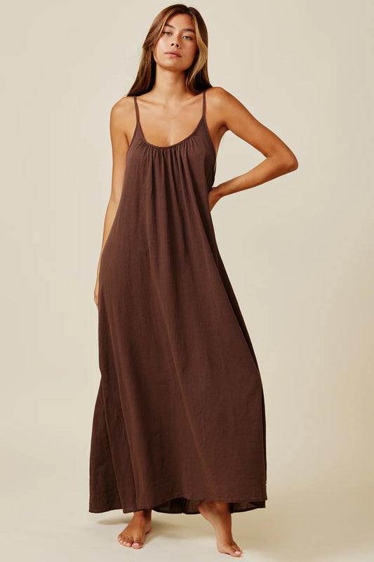 Tulum Low Back Maxi Chocolate
