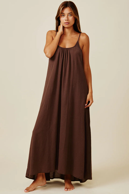 Tulum Low Back Maxi Chocolate