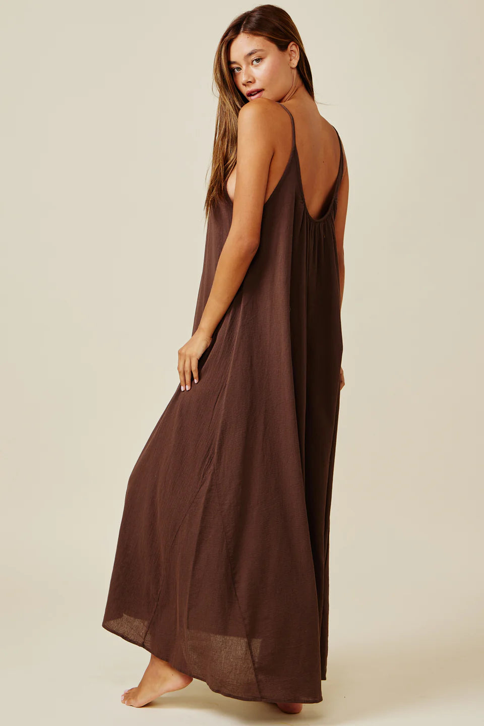 Tulum Low Back Maxi Chocolate