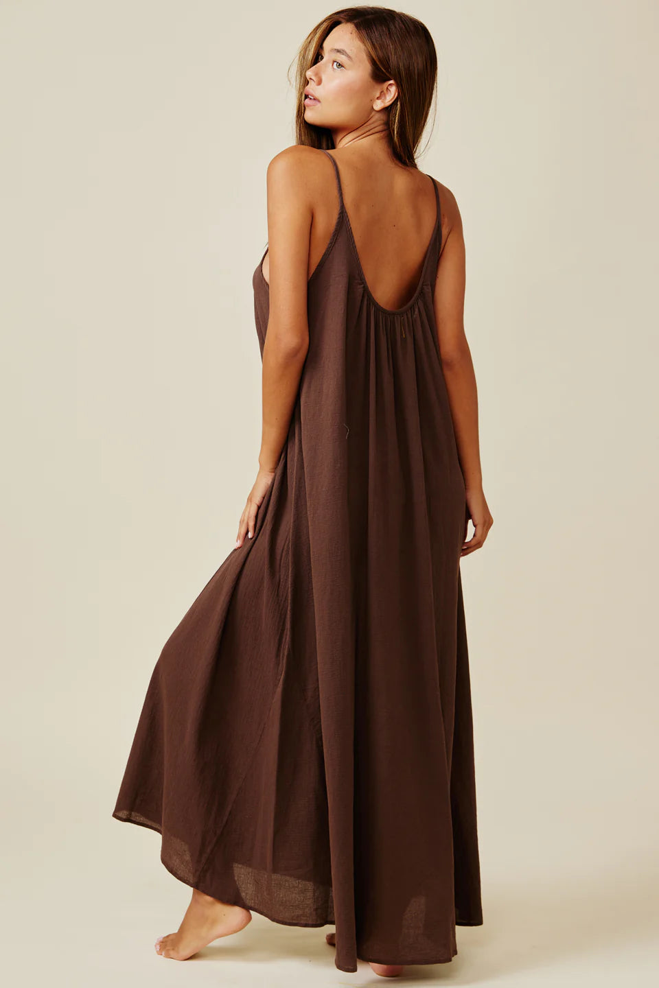 Tulum Low Back Maxi Chocolate