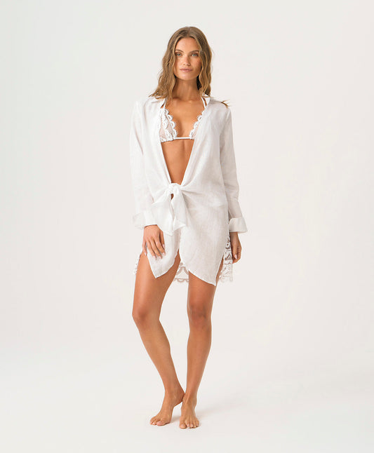Water Lily Lace Millie Tie Tunic studio