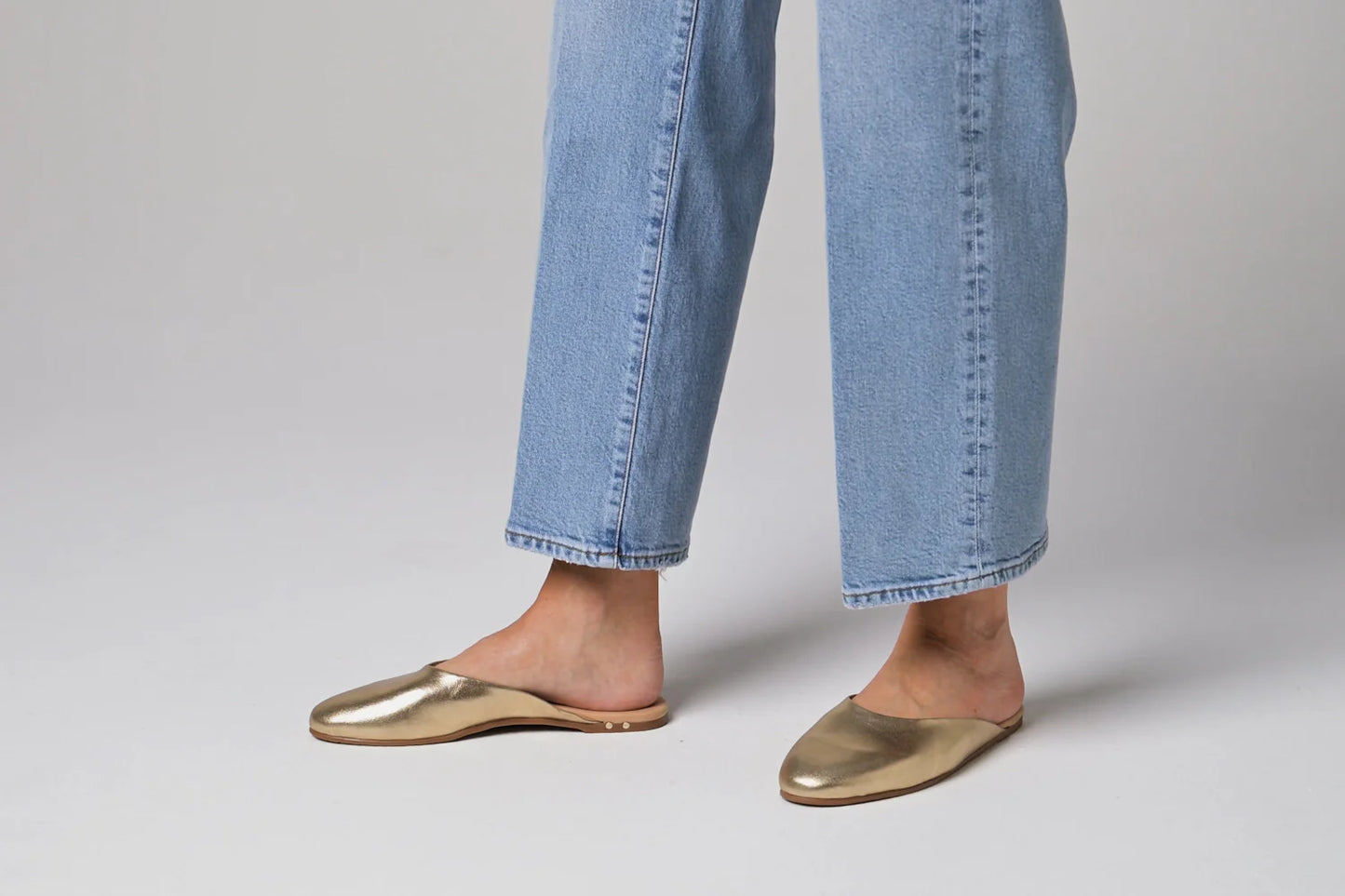 Phoebe Ballet Mule Gold