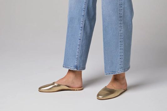 Phoebe Ballet Mule Gold