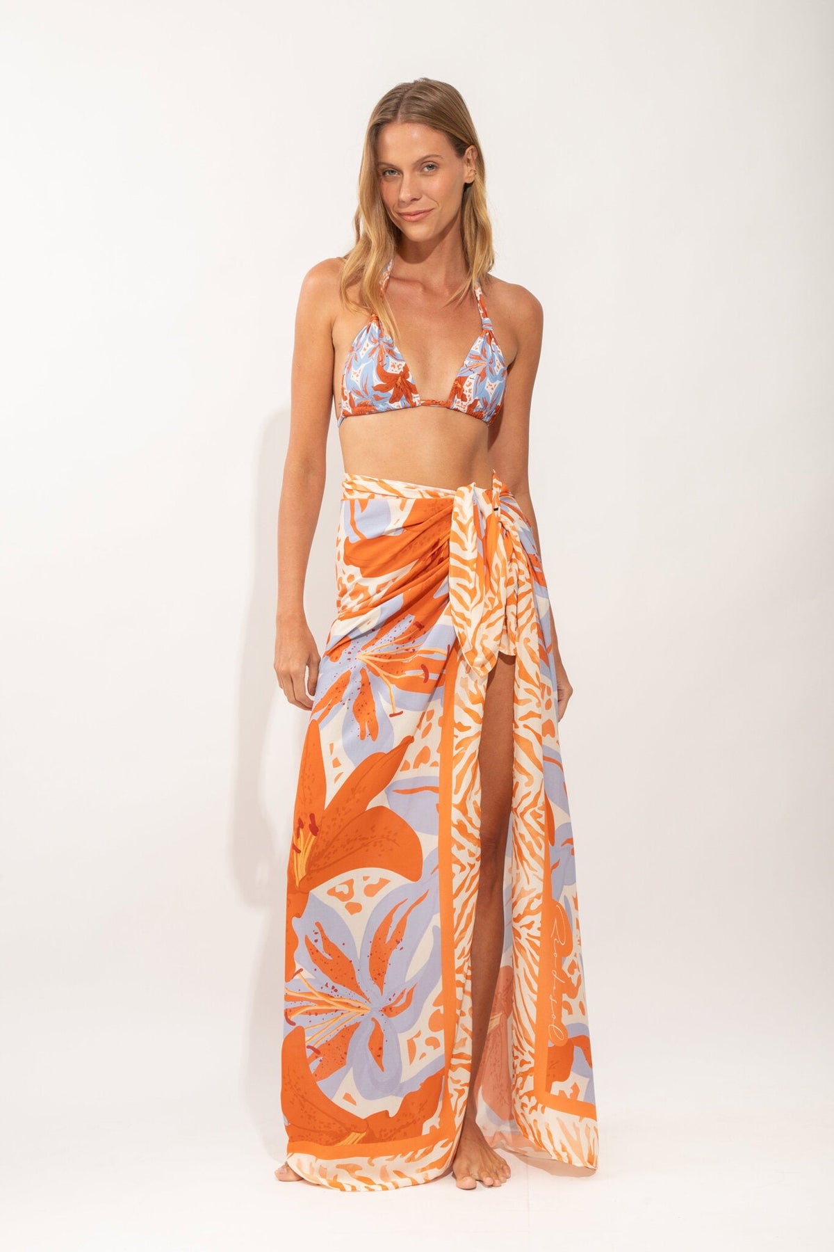 Rio de Sol Olyra Canga in tropical multicolor print, image 3