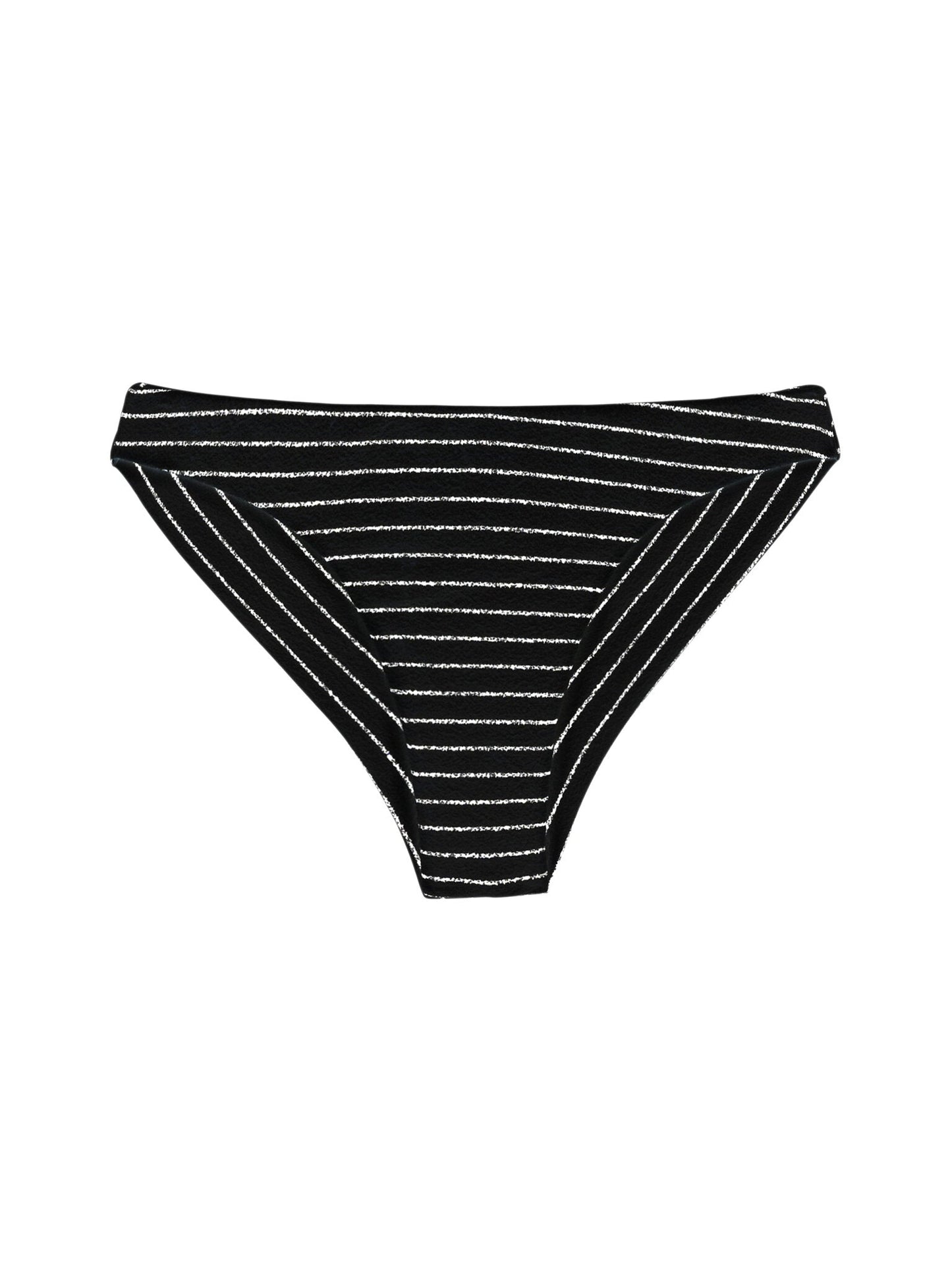 Rio de Sol Nice Bottom Black Linea in black — front view | Belle Mar Swim