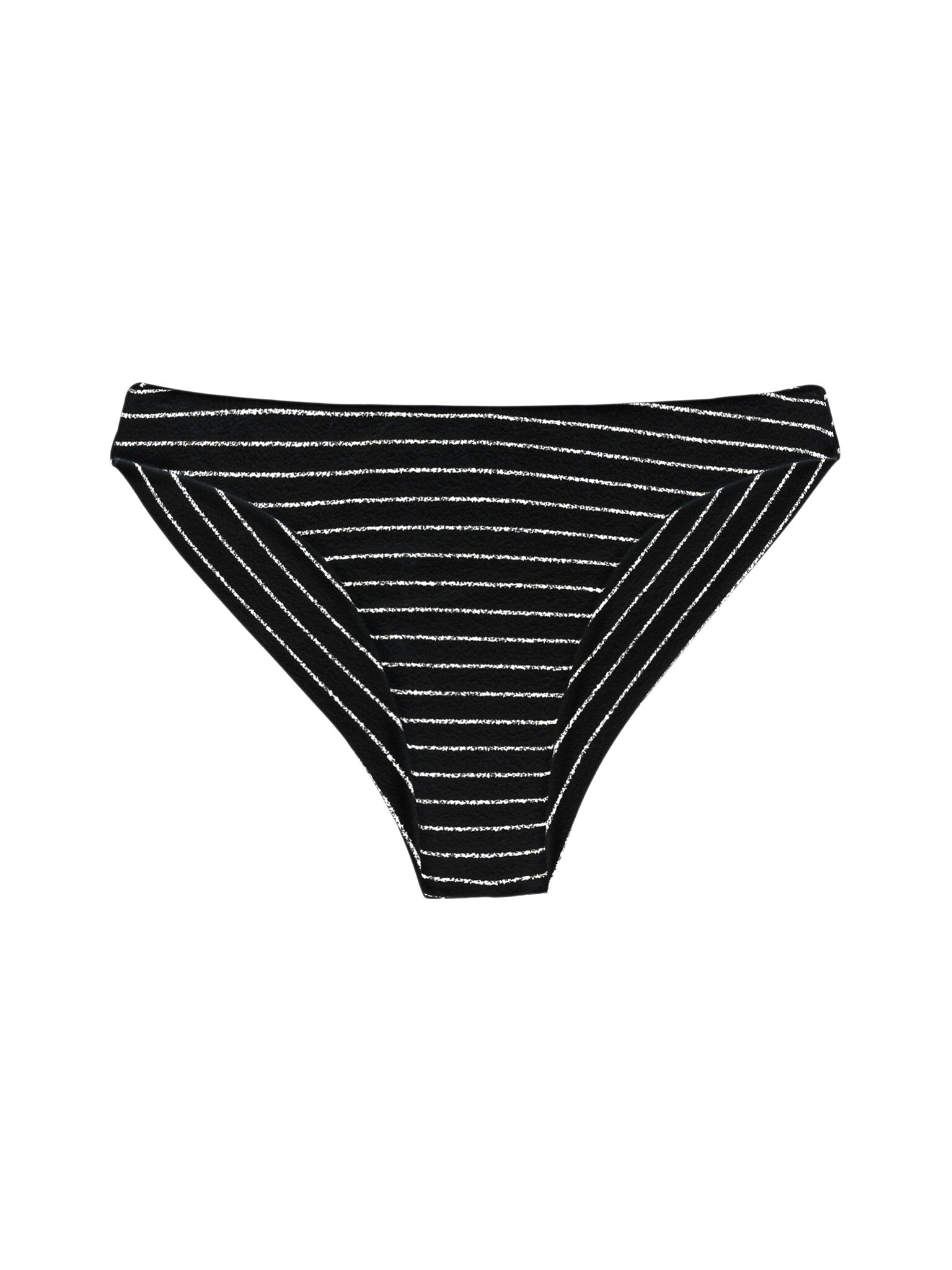 Rio de Sol Nice Bottom Black Linea in black — front view | Belle Mar Swim