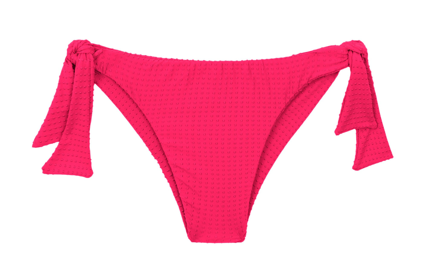 Rio de Sol Italy Bottom Virtual Pink Dots in pink — front view | Belle Mar Swim