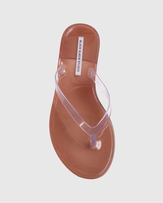 Crystal Sandal Old Rose/Clear PVC