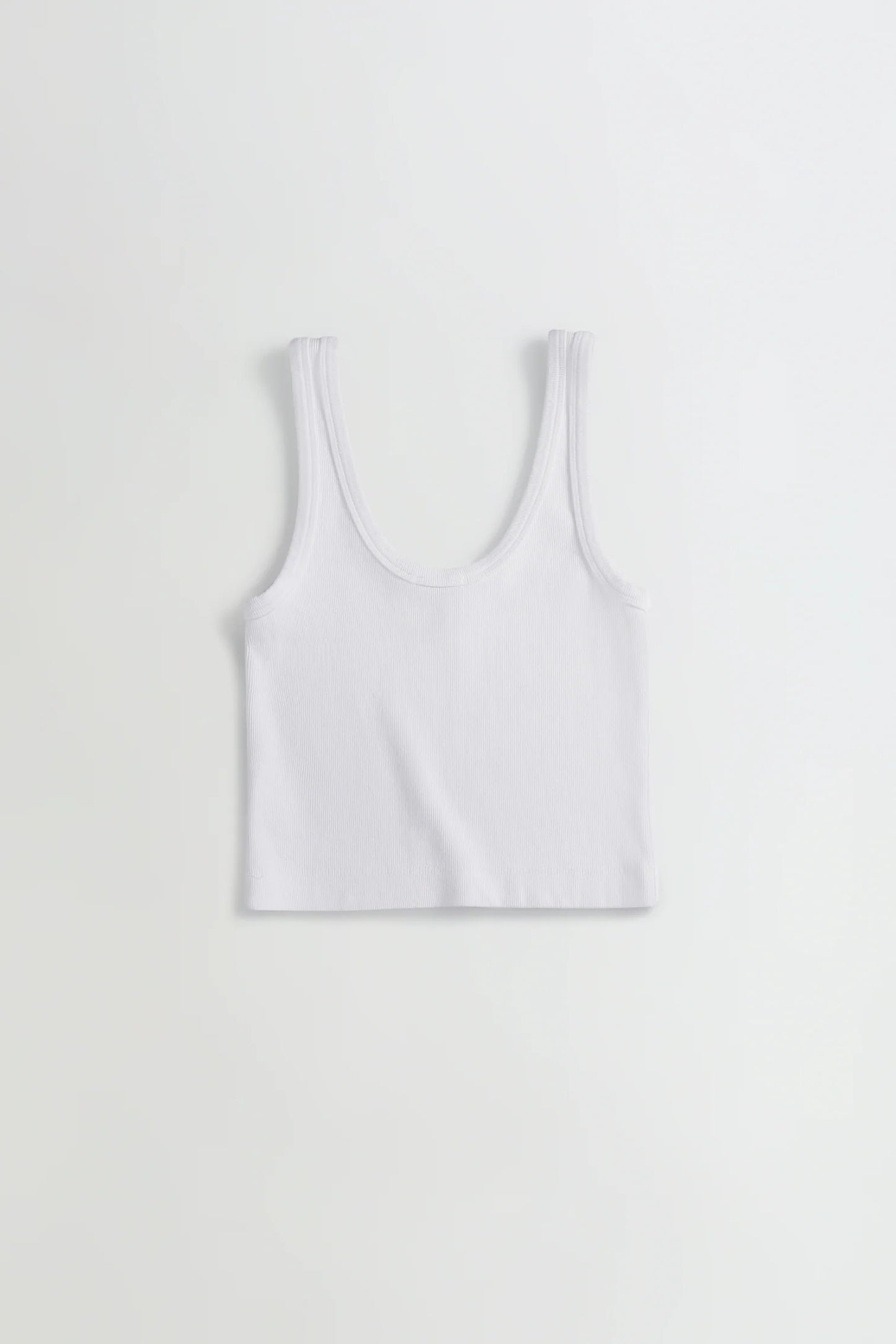 Raya Crop Tank White - view
