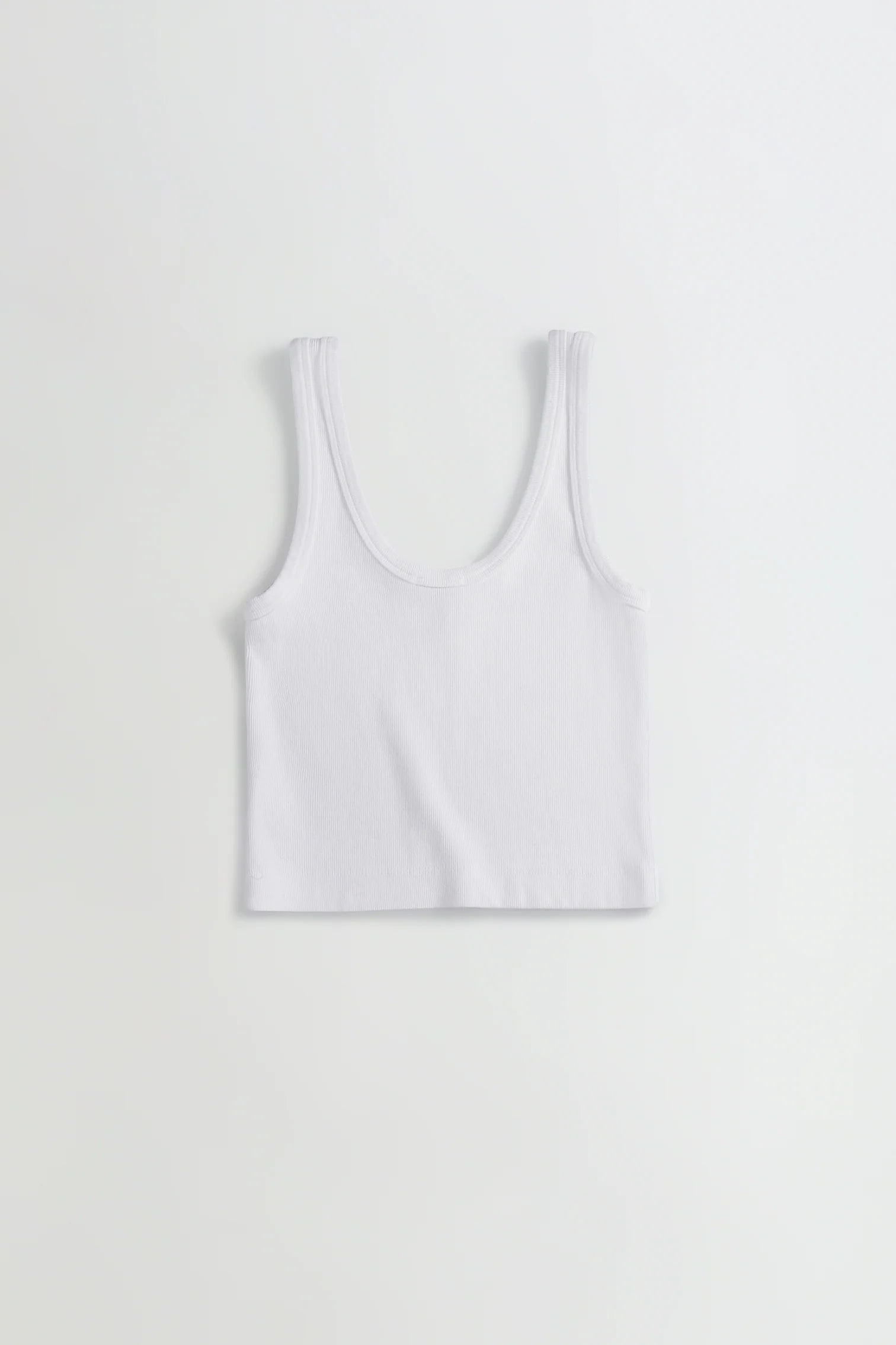 Raya Crop Tank White - view