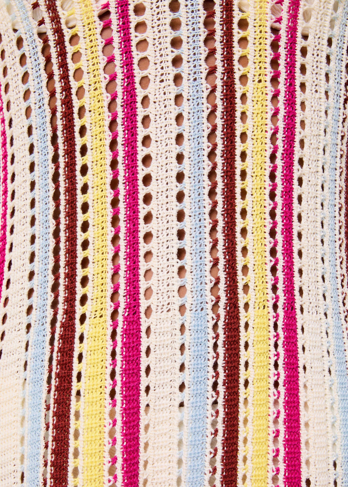 Velmira Dress Ladder Knit Symi Stripe - view