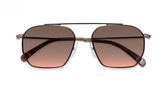 Etnia Barcelona Empuries Sun Degrade HD Brown Bordeaux — front view | Belle Mar Swim