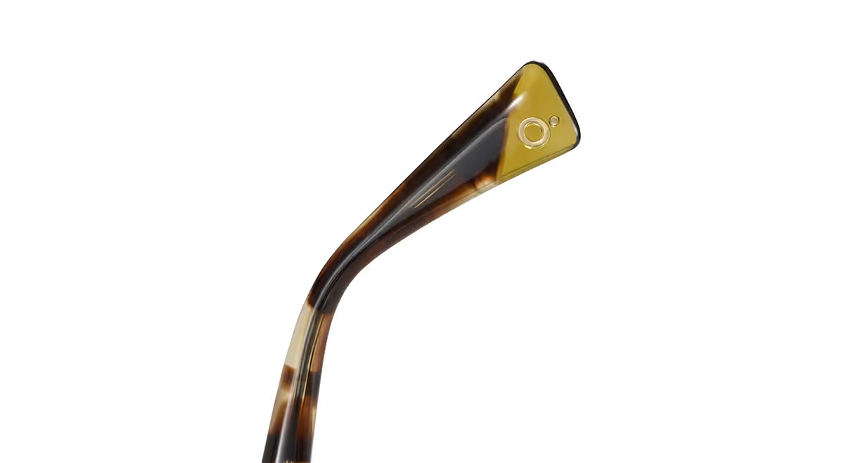 Kelly Photochromic HD Black Gold in black — detail view | Belle Mar Swim