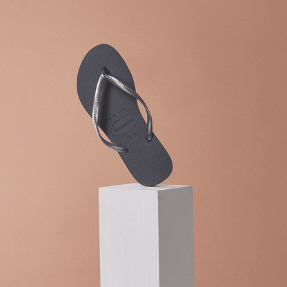 Slim Flip Flop Steel Grey