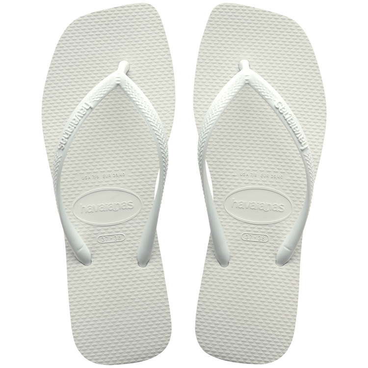 Havaianas Slim Sqaure Flip Flop Sandal in White