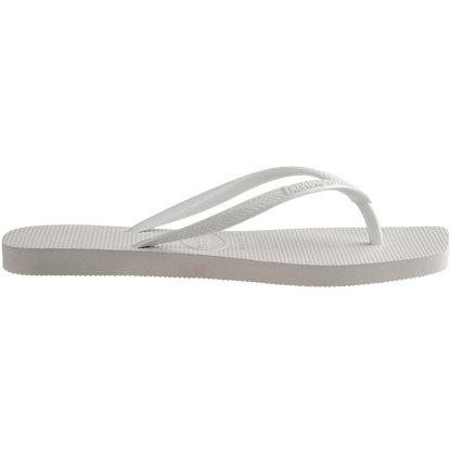 Slim Square Flip Flop White
