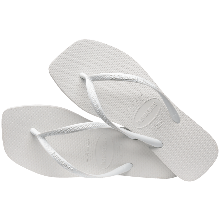 Havaianas Slim Sqaure Flip Flop Sandal in White