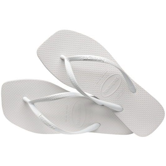 Havaianas Slim Sqaure Flip Flop Sandal in White