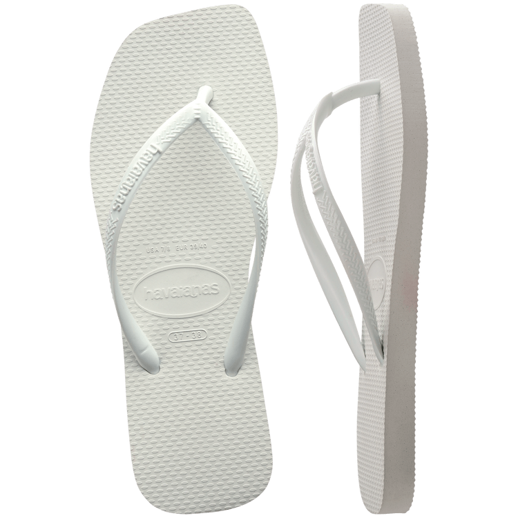 Havaianas Slim Sqaure Flip Flop Sandal in White