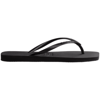 Slim Square Flip Flop Black