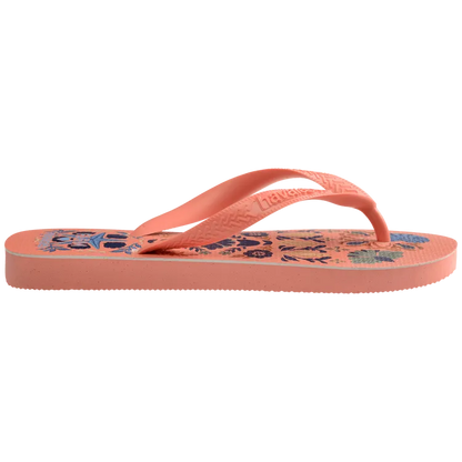FARM Rio Seashell Tapestry Flip Flop Peach Rose