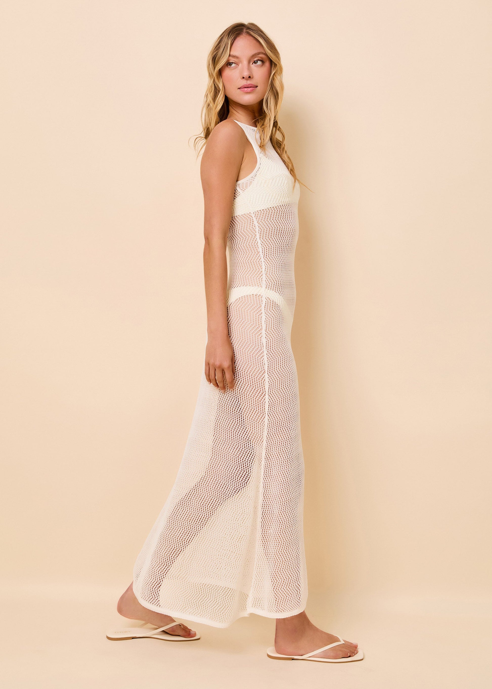 Morenzo Dress Zigzag Pointelle Brule - view