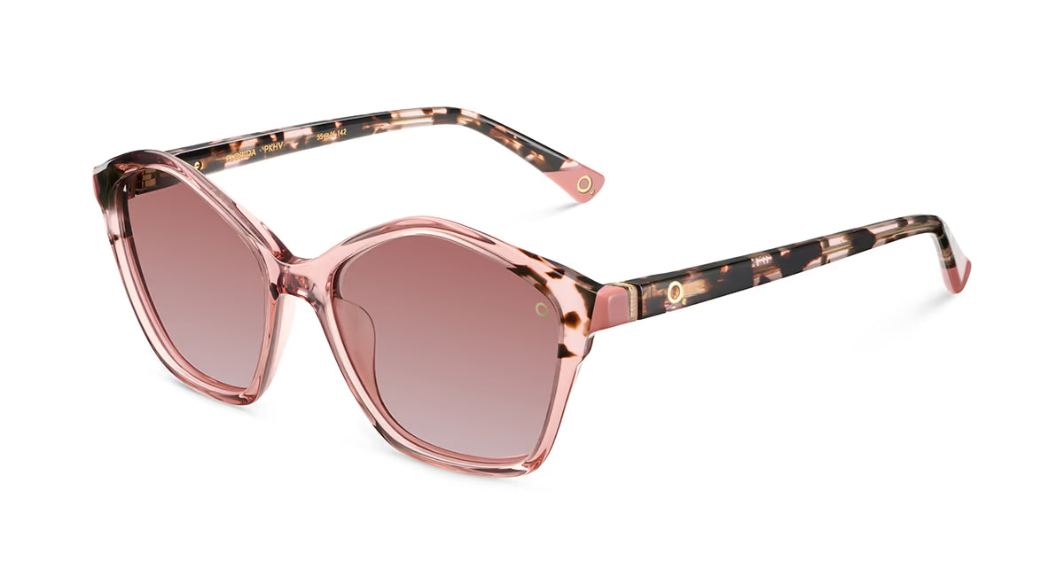 Florida Polarized HD Pink Havana in pink — detail view | Belle Mar Swim
