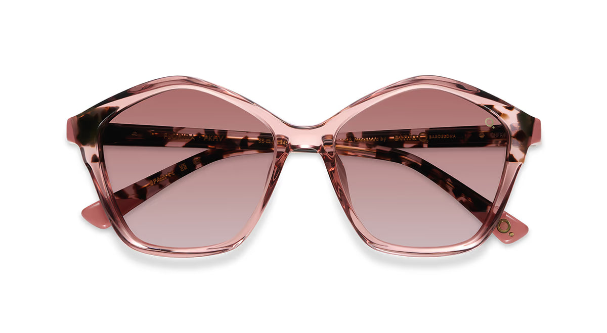 Etnia Barcelona Florida Polarized HD Pink Havana in pink — front view | Belle Mar Swim