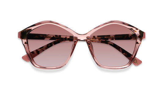 Etnia Barcelona Florida Polarized HD Pink Havana in pink — front view | Belle Mar Swim