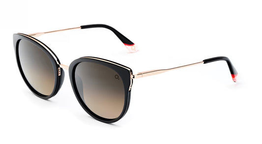 Ifara 21 Sun Photochromic HD Black Pink Gold in black — back view | Belle Mar Swim