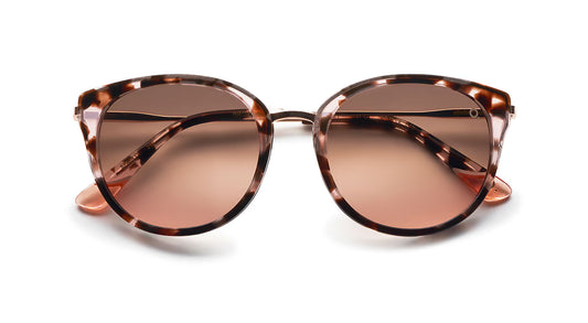 Etnia Barcelona Ifara 21 Sun HD Havana Pink Gold — front view | Belle Mar Swim