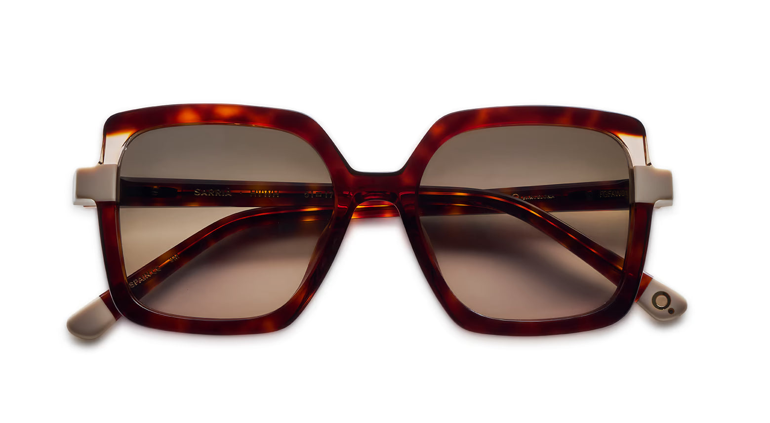 Etnia Barcelona Sarria Photochromic HD Havana Blanco in brown — front view | Belle Mar Swim