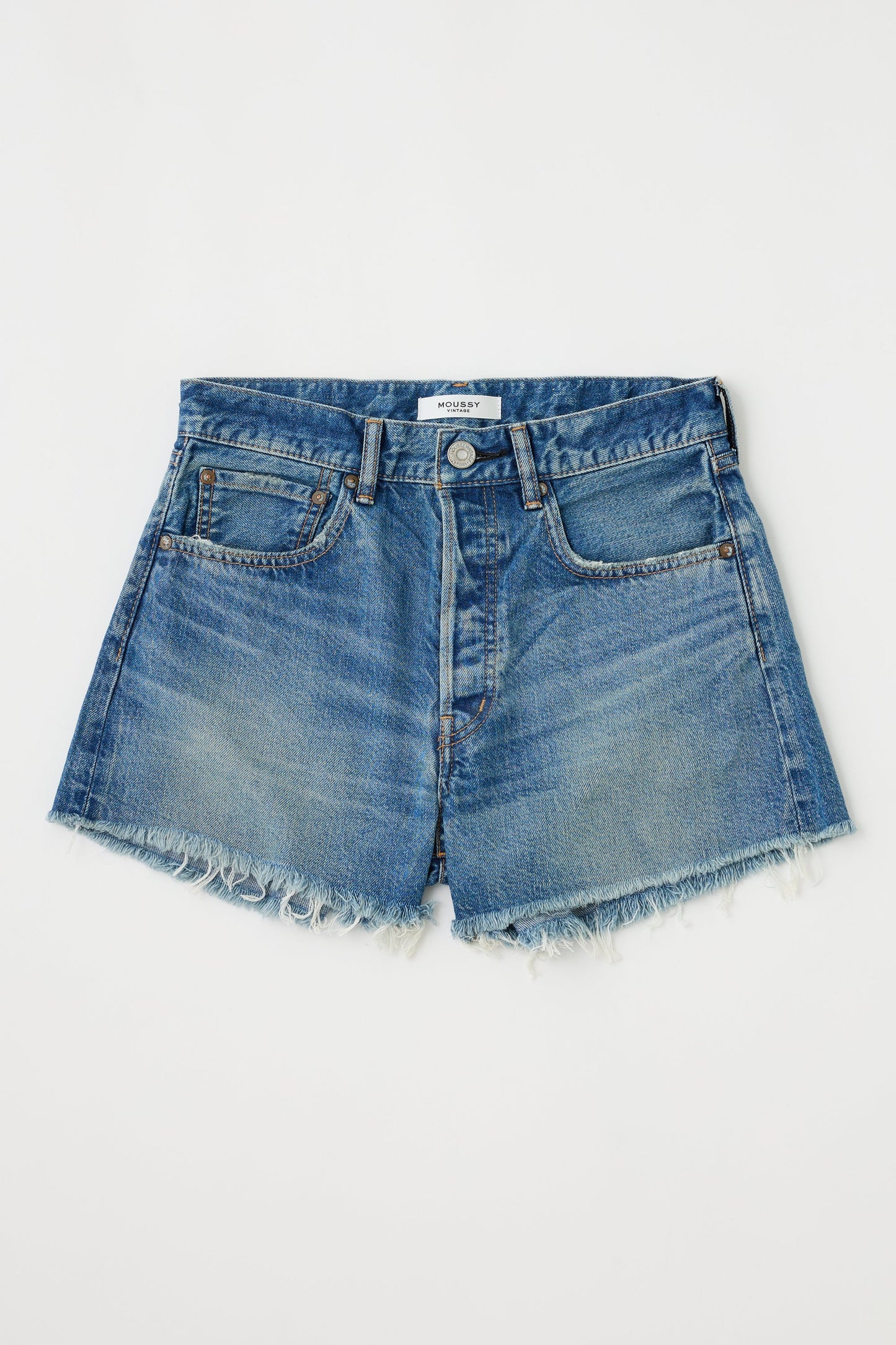 Natick Denim Shorts Blue