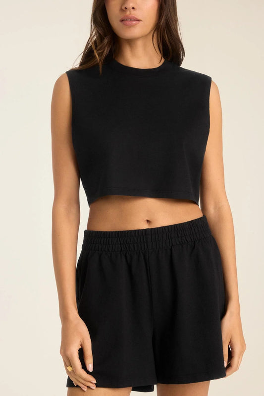 Coast Short Black Cotton Jersey
