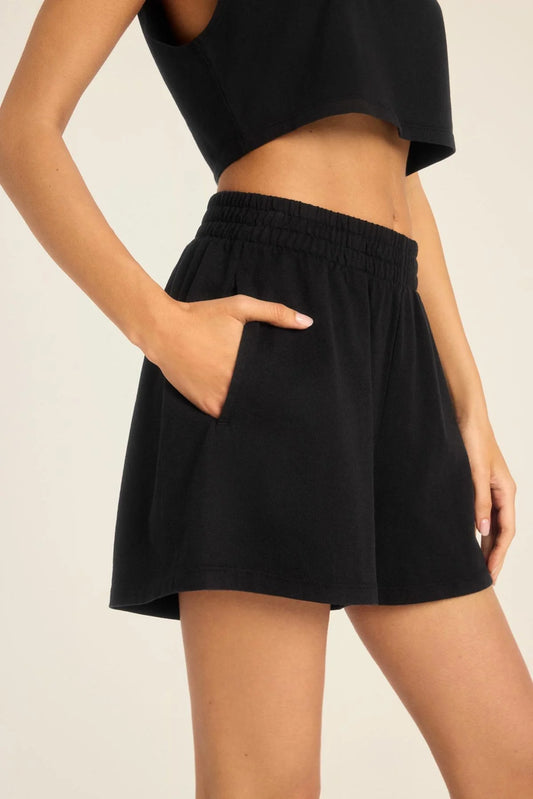 Coast Short Black Cotton Jersey