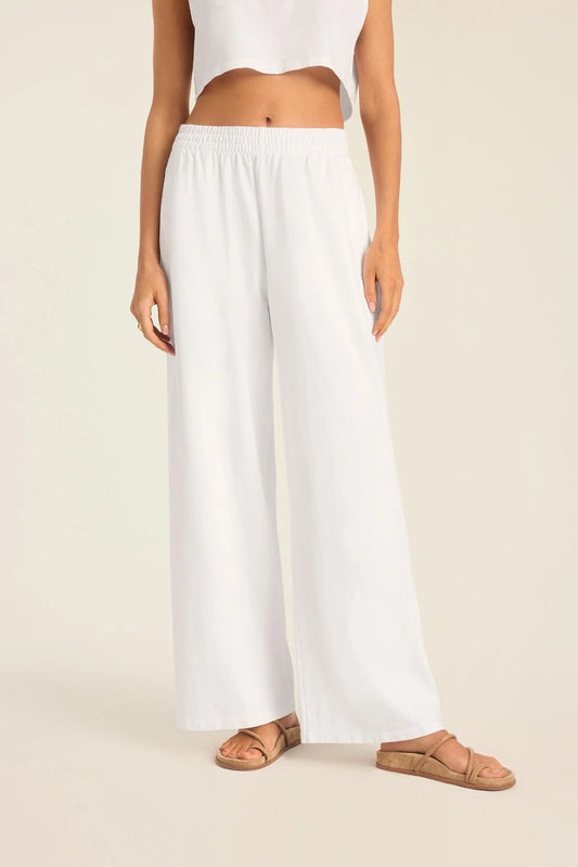 Coast Pant White Cotton Jersey