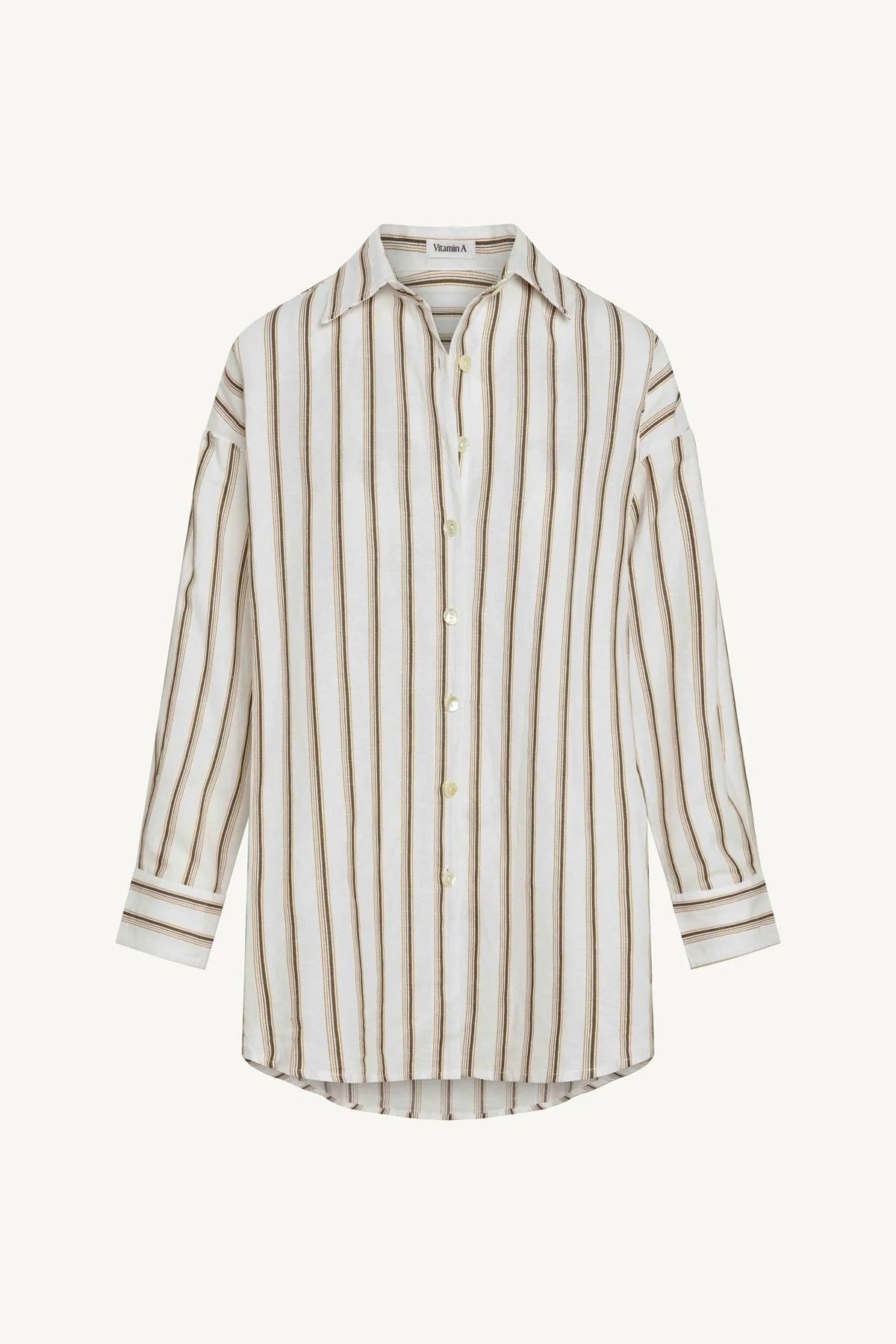 Playa Boyfriend Shirt Earth Stripe